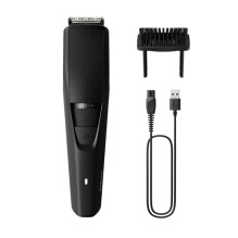„Philips BEARDTRIMMER Series 3000 BT3234/15“ barzdos kirpimo mašinėlė, baterija, 20,1 cm, juoda