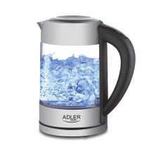 Adler AD 1247 NEW electric kettle 1.7 L 2200 W Black, Stainless steel, Transparent Adler AD 1247 NEW electric kettle 1.7 L 2200 W Black, Stainless steel, Transparent