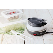 Adler AD 1279 elektrinis virdulys 0,6 l 750 W juoda, balta