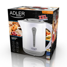 Adler AD 1244 electric kettle 2.5 L 2200 W White Adler AD 1244 electric kettle 2.5 L 2200 W White