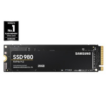 „Samsung 980 M.2 250 GB PCI Express 3.0 V-NAND NVMe“ plokštė