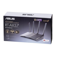 ASUS RT-AX57 belaidis maršrutizatorius Gigabit Ethernet Dviejų dažnių (2,4 GHz / 5 GHz) Juoda