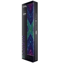 „Twinkly Matrix“ – 500 RGB LED perlų formos lempučių, skaidrus laidas, 1,7 x 7,8 pėdos F tipo kištukas