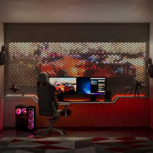 „Twinkly Matrix“ – 500 RGB LED perlų formos lempučių, skaidrus laidas, 1,7 x 7,8 pėdos F tipo kištukas