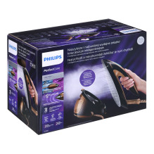 „Philips GC9682/80“ garų lygintuvas, 2700 W, 1,8 l, „T-ionicGlide“ padas, juodas, rudas