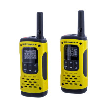 MOTOROLA RADIOTELEFON T92 H2O racija 16 kanalų 2 vnt. Juoda, geltona