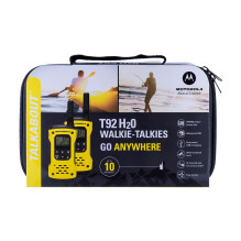 MOTOROLA RADIOTELEFON T92 H2O racija 16 kanalų 2 vnt. Juoda, geltona