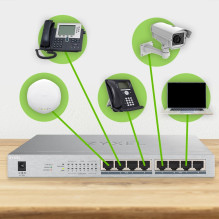 Zyxel GS1008HP Unmanaged Gigabit Ethernet (10 / 100 / 1000) Power over Ethernet (PoE) Grey Zyxel GS1008HP Unmanaged Gigabit Ethernet (10 / 100 / 1000) Power over Ethernet (PoE) Grey