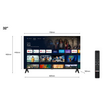 TCL S54 32S5400A TV 81.3 cm (32") HD Smart TV Wi-Fi Silver