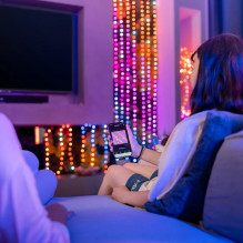 „Twinkly Candies“ LED kalėdinės eglutės lemputės TWKH100RGB-T 6 m