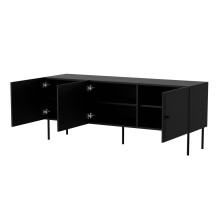 RTV 3D spinta PALAZZO BIS 151x40x60 juoda matinė