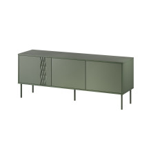 Cama RTV 3D TRESSE spintelė 150x40x55 matinė žalia Cama RTV 3D TRESSE spintelė 150x40x55 matinė žalia