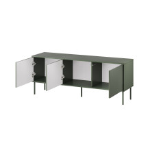 Cama RTV 3D TRESSE spintelė 150x40x55 matinė žalia Cama RTV 3D TRESSE spintelė 150x40x55 matinė žalia