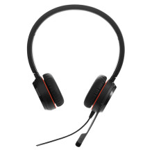 Jabra 4999-823-309 ausinės su laidiniu lankeliu, biurui / skambučių centrui, USB, A tipo, „Bluetooth“, juodos
