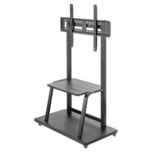 Manhattan TV &amp; Monitor Mount, Trolley Stand, 1 screen, Screen Sizes: 37-100", Black, VESA 200x200 to 800x600mm,