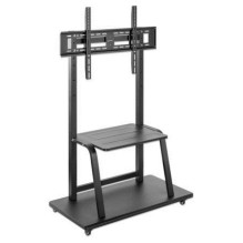 Manhattan TV &amp; Monitor Mount, Trolley Stand, 1 screen, Screen Sizes: 37-100", Black, VESA 200x200 to 800x600mm,