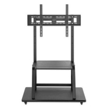 Manhattan TV &amp; Monitor Mount, Trolley Stand, 1 screen, Screen Sizes: 37-100", Black, VESA 200x200 to 800x600mm,