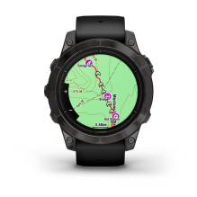 Garmin epix Pro (Gen 2) Sapphire Edition 3.3 cm (1.3") AMOLED 47 mm Digital 416 x 416 pixels Touchscreen Black Wi-F