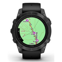 „Garmin epix Pro“ (2 karta) 3,3 cm (1,3 colio) AMOLED 47 mm Skaitmeninis 416 x 416 pikselių Jutiklinis ekranas Pilkas „W