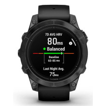 „Garmin epix Pro“ (2 karta) 3,3 cm (1,3 colio) AMOLED 47 mm Skaitmeninis 416 x 416 pikselių Jutiklinis ekranas Pilkas „W