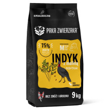 PAKA ZWIERZAKA Turkey with raspberry M - dry dog food - 9kg
