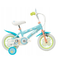 TOIMSA children's bicycle Bluey 12" Blue and lime blue