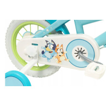 TOIMSA children's bicycle Bluey 12" Blue and lime blue