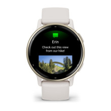 „Garmin Vivoactive 5“ 3,05 cm (1,2 colio) AMOLED 42 mm Skaitmeninis 390 x 390 pikselių Jutiklinis ekranas Baltas „Wi-Fi“