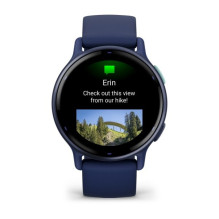 „Garmin Vivoactive 5“ 3,05 cm (1,2 colio) AMOLED 42 mm Skaitmeninis 390 x 390 pikselių Jutiklinis ekranas Mėlynas „Wi-Fi