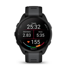 Garmin Forerunner 165 3.05 cm (1.2") AMOLED 43 mm Digital 390 x 390 pixels Touchscreen Black GPS (satellite)