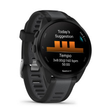 „Garmin Forerunner 165“ 3,05 cm (1,2 colio) AMOLED 43 mm Skaitmeninis 390 x 390 pikselių Jutiklinis ekranas Juoda GPS (p