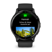 „Garmin Venu 3“ 3,56 cm (1,4 colio) AMOLED 45 mm Skaitmeninis 454 x 454 pikselių Jutiklinis ekranas Juodas „Wi-Fi“ GPS (