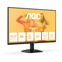 AOC B3 24B35HM2 kompiuterio monitorius 60,5 cm (23,8 colio) 1920 x 1080 pikselių „Full HD“ LED juodas