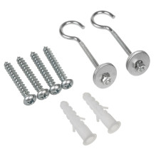 „Maclean MC-923“ 2 pakabų rinkinys projektoriaus ekranams, maks. apkrova 25 kg (visam komplektui), plienas