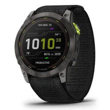 „Garmin Enduro 2“ 3,56 cm (1,4 colio) MIP 35 mm Skaitmeninis 280 x 280 pikselių Jutiklinis ekranas Pilkas „Wi-Fi“ GPS (p