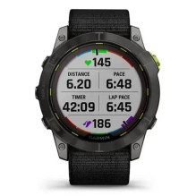 „Garmin Enduro 2“ 3,56 cm (1,4 colio) MIP 35 mm Skaitmeninis 280 x 280 pikselių Jutiklinis ekranas Pilkas „Wi-Fi“ GPS (p
