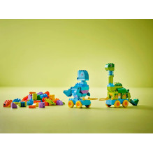 LEGO DUPLO 10451 3 viename dinozaurai ant ratų