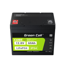 „Green Cell“ LFPGC12V60AH UPS akumuliatorius ličio geležies fosfatas (LiFePO4) 12,8 V 60 Ah