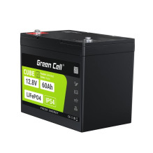 „Green Cell“ LFPGC12V60AH UPS akumuliatorius ličio geležies fosfatas (LiFePO4) 12,8 V 60 Ah