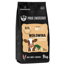PAKA ZWIERZAKA Beef with carrots M - dry dog food - 9kg