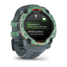 „Garmin Instinct 3 AMOLED“ 3,3 cm (1,3 colio) 50 mm Skaitmeninis 416 x 416 pikselių Jutiklinis ekranas Žalias GPS (palyd