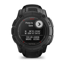 „Garmin Instinct 2X Solar Tactical Edition“ 2,79 cm (1,1 colio) MIP 50 mm Skaitmeninis 176 x 176 pikselių Jutiklinis ekr