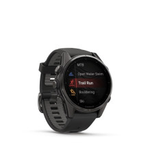 „Garmin fenix 8“ 3,3 cm (1,3 colio) AMOLED 43 mm Skaitmeninis 416 x 416 pikselių Jutiklinis ekranas Juodas „Wi-Fi“ GPS (