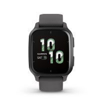 „Garmin Venu Sq 2“ 3,56 cm (1,4 colio) AMOLED 40 mm skaitmeninis jutiklinis ekranas pilkas GPS (palydovinis)