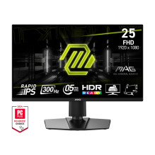 MSI MAG255PXF kompiuterio monitorius 62,2 cm (24,5") 1920 x 1080 pikselių „Full HD“ juodas