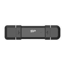 „Silicon Power DS72“ USB atmintinė, 250 GB, USB A tipo / USB C tipo 3.2 kartos 2 (3.1 kartos 2), juoda
