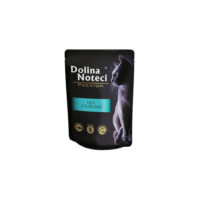 DOLINA NOTECI Premium Tuno filė - šlapias kačių maistas - 85g
