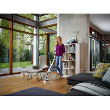 „Leifheit PowerVac 2in1“ 2 viename lazdinis dulkių siurblys, akumuliatorinis, sausas, cikloninis, be maišelio, juoda, mė „Leifheit PowerVac 2in1“ 2 viename lazdinis dulkių siurblys, akumuliatorinis, sausas, cikloninis, be maišelio, juoda, mė