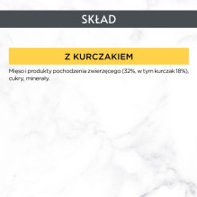 PURINA Gourmet Revelations Chunks drebučiuose su vištiena - šlapias kačių ėdalas - 2 x 57 g