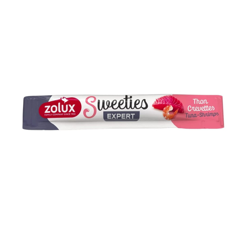 ZOLUX Sweeties tuno ir krevečių skanėstai katėms - 14 g